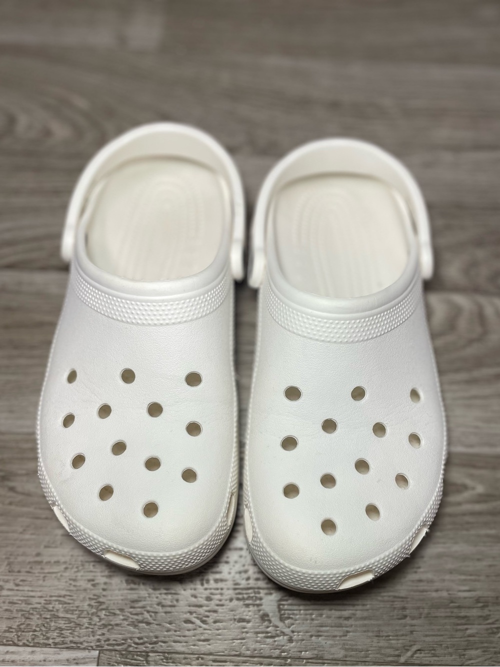 Classic Crocs Unisex Slip on Clogs Adult White Women’s-11 Men’s-9